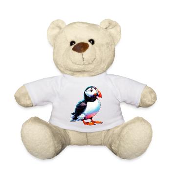 Puffin - Teddy Bear - white - Front