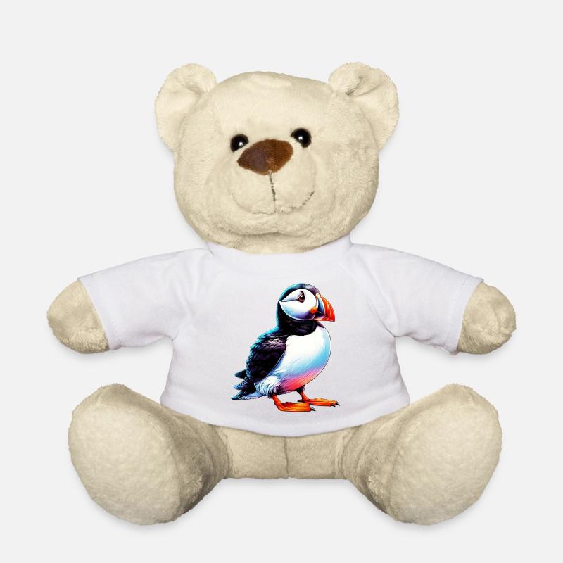 Papageitaucher - Teddy - Weiß