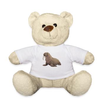 Walrus Walrosse Walross - Teddy - Weiß - Vorne
