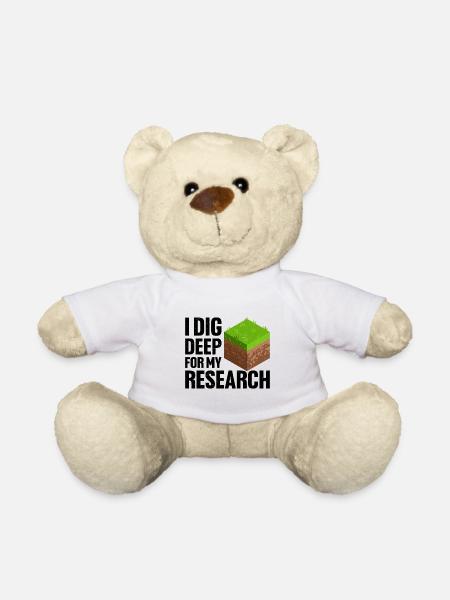 Bodenwissenschaftler Pedologie - Teddy - Weiß