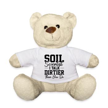Soil Scientist Pedology - Teddy Bear - white - Front