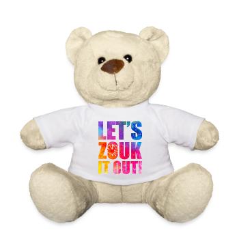 Funny Zouk Dancer Saying - Teddy Bear - white - Front