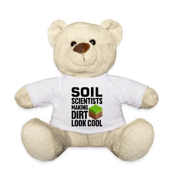 Soil Scientist Pedology - Teddy Bear - white - Front
