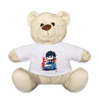 Chibi JDM Road Racer Garçon - Nounours - blanc - Devant