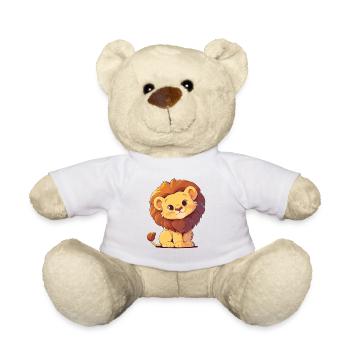 Lion Löwen Löwe - Teddy - Weiß - Vorne