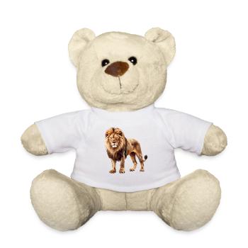 Lion Löwen Löwe - Teddy - Weiß - Vorne