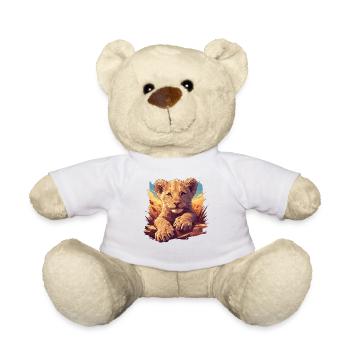 Lion Löwen Löwe - Teddy - Weiß - Vorne