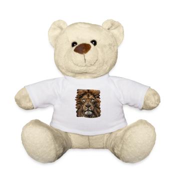 Lion Löwen Löwe - Teddy - Weiß - Vorne