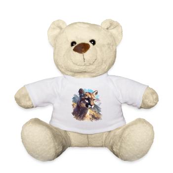 Cougar Mountain Lion Mountain Lion - Teddy Bear - white - Front