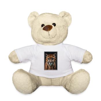 Cougar Mountain Lion Mountain Lion - Teddy Bear - white - Front