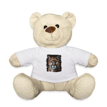 Cougar Mountain Lion Mountain Lion - Teddy Bear - white - Front