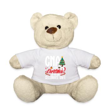 Frohe Weihnachten Cna: Ich Arbeite An Weihnachten, - Teddy - Weiß - Vorne