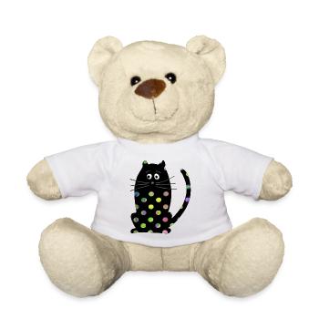 Cat - Teddy Bear - white - Front