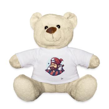 Petit pirate endormi - Nounours - blanc - Devant