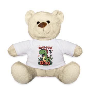 DINO. RUGISSANT ET MIGNON ! - Nounours - blanc - Devant