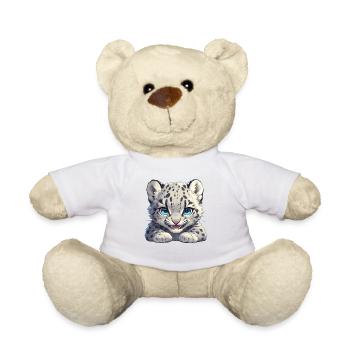 Snow Leopard Schneeleoparde Schneeleopard - Teddy Bear - white - Front
