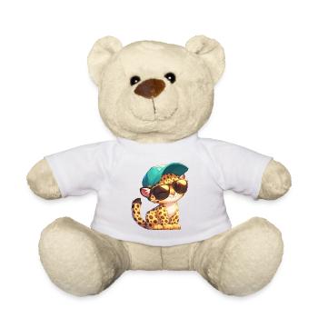 Leoparden Leopard - Teddy - Weiß - Vorne
