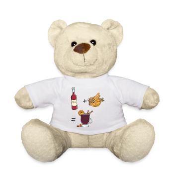Glühwein - Teddy - Weiß - Vorne