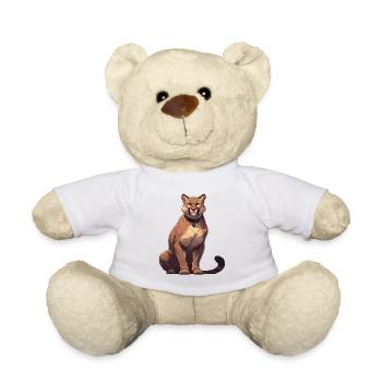 Cougar Mountain Lion Mountain Lion - Teddy Bear - white - Front
