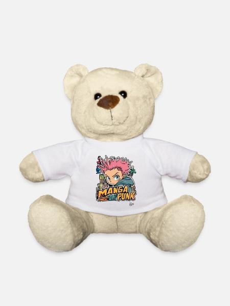 Japan Manga Graffiti Punk - Teddy Bear - white