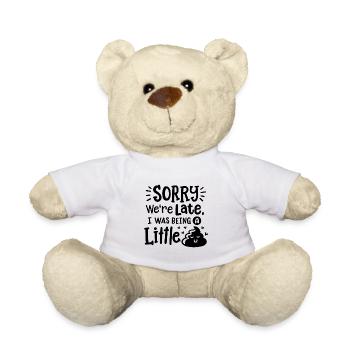 Lustiger sarkastischer Spruch für Kinder - Teddy - Weiß - Vorne