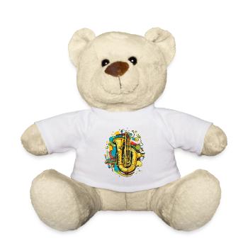 Tuba Cartoon Look - Nounours - blanc - Devant