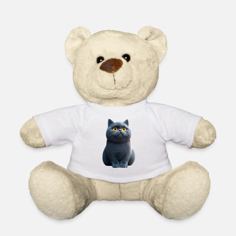 Britisch Kurzhaar Katze BKH Katzenmama Süße Katzen - Teddy - Weiß