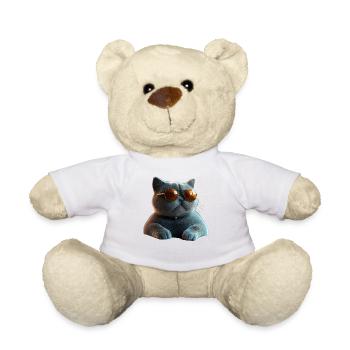 British Shorthair Chat BKH Chat Maman Chats Mignons - Nounours - blanc - Devant