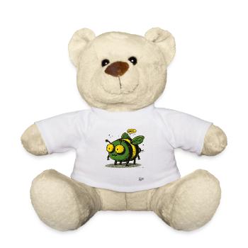 The cool and ugly bumblebee bee - Teddy Bear - white - Front