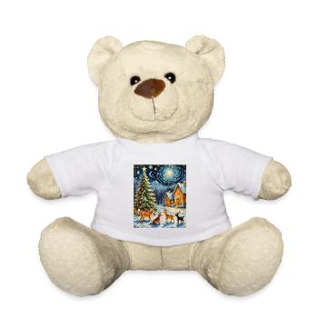 Verzauberte Winternacht Enchanted Winter Night - Teddy - Weiß - Vorne