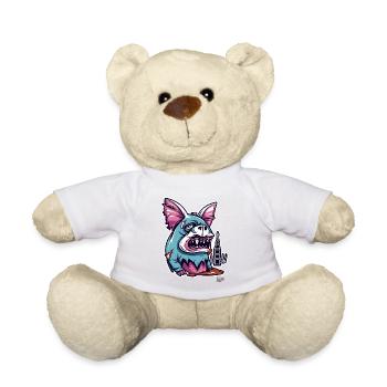 Monster Creature - Teddy Bear - white - Front
