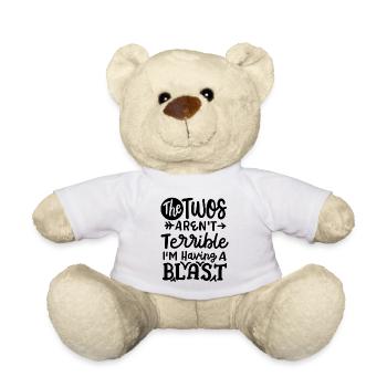 Kleinkind Kinder Spruch - Teddy - Weiß - Vorne