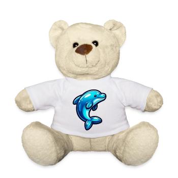 Dauphin - Nounours - blanc - Devant