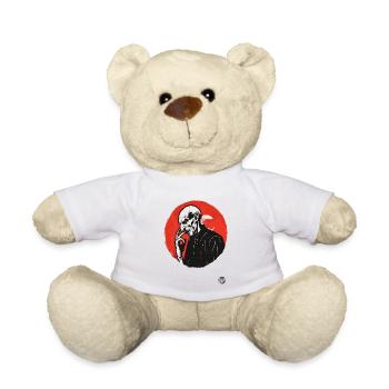 Classic Creepy Horror Vampire - Teddy Bear - white - Front