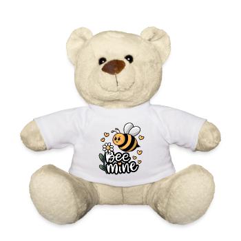 Bee Mine Love Hearts - Teddy - Weiß - Vorne