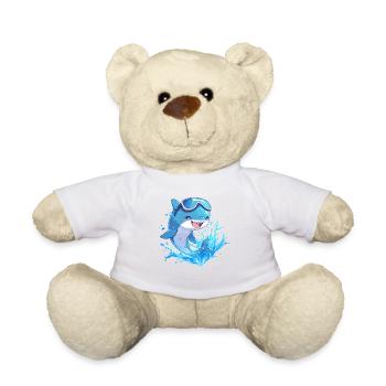 Dolphin Dolphins Dolphin - Teddy Bear - white - Front