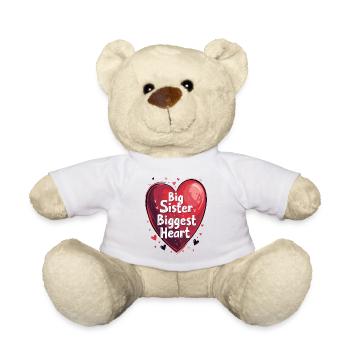 GRANDE SŒUR - Nounours - blanc - Devant
