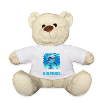 Dolphin Dolphins Dolphin - Teddy Bear - white - Front