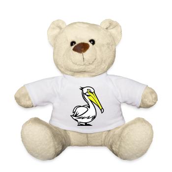 pelikan comic - Teddy - Weiß - Vorne