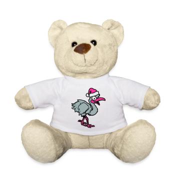 Christmas Bouquet Comic - Teddy Bear - white - Front