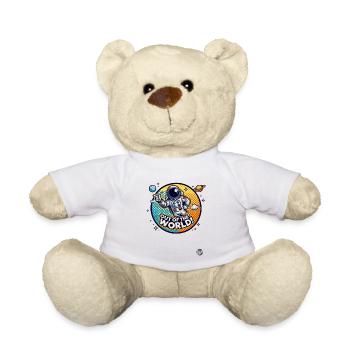 Regard d’astronaute extraterrestre, pouce en l’air ! - Nounours - blanc - Devant