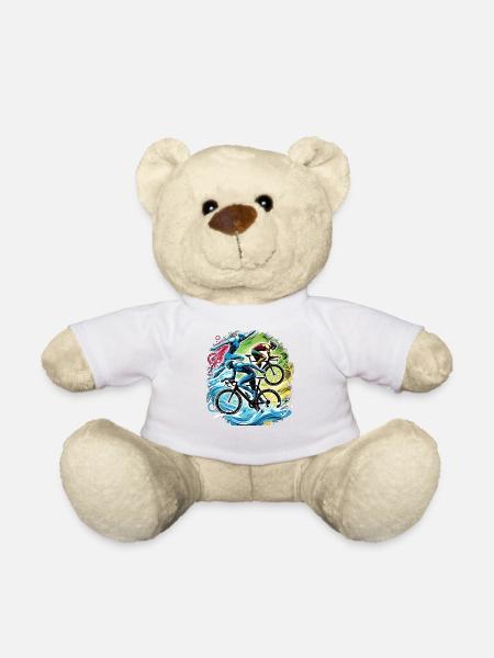 Le triathlon est mon sport - Nounours - blanc