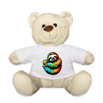 Faultier - Teddy - Weiß - Vorne