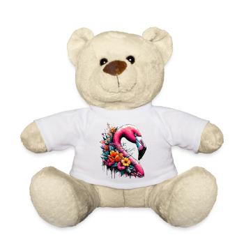 Flamant - Nounours - blanc - Devant