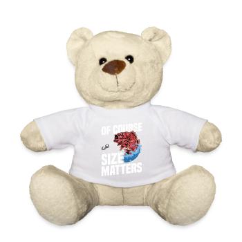 Lors de la pêche, bien sûr, la taille compte. - Nounours - blanc - Devant