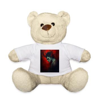 Devil - Teddy Bear - white - Front