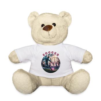 Soccer Fantasy Gatekeeper T-Shirt - Teddy Bear - white - Front