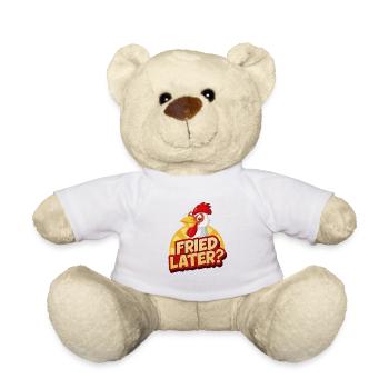 Later fried for people who eat Southern - Teddy Bear - white - Front