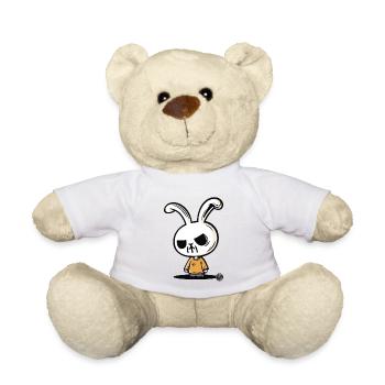 Le mauvais lapin simple - Nounours - blanc - Devant