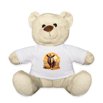 Rhino Rhinos Rhino - Teddy Bear - white - Front